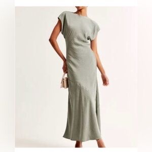 A&F Crinkle Maxi Dress